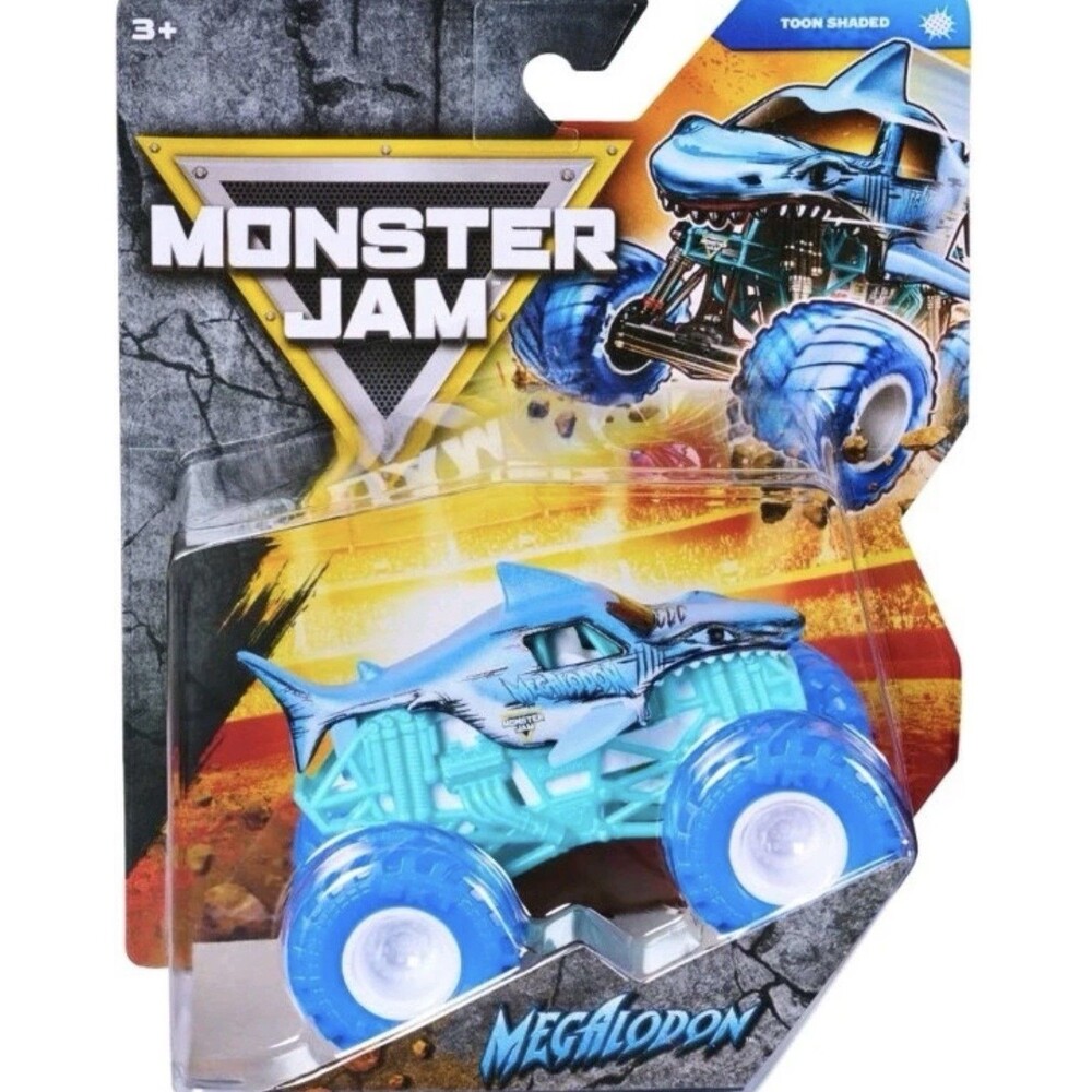 2026 SERIES 46 TOON SHADED MEGALODON  SPIN MASTER Monster Jam TRUCK